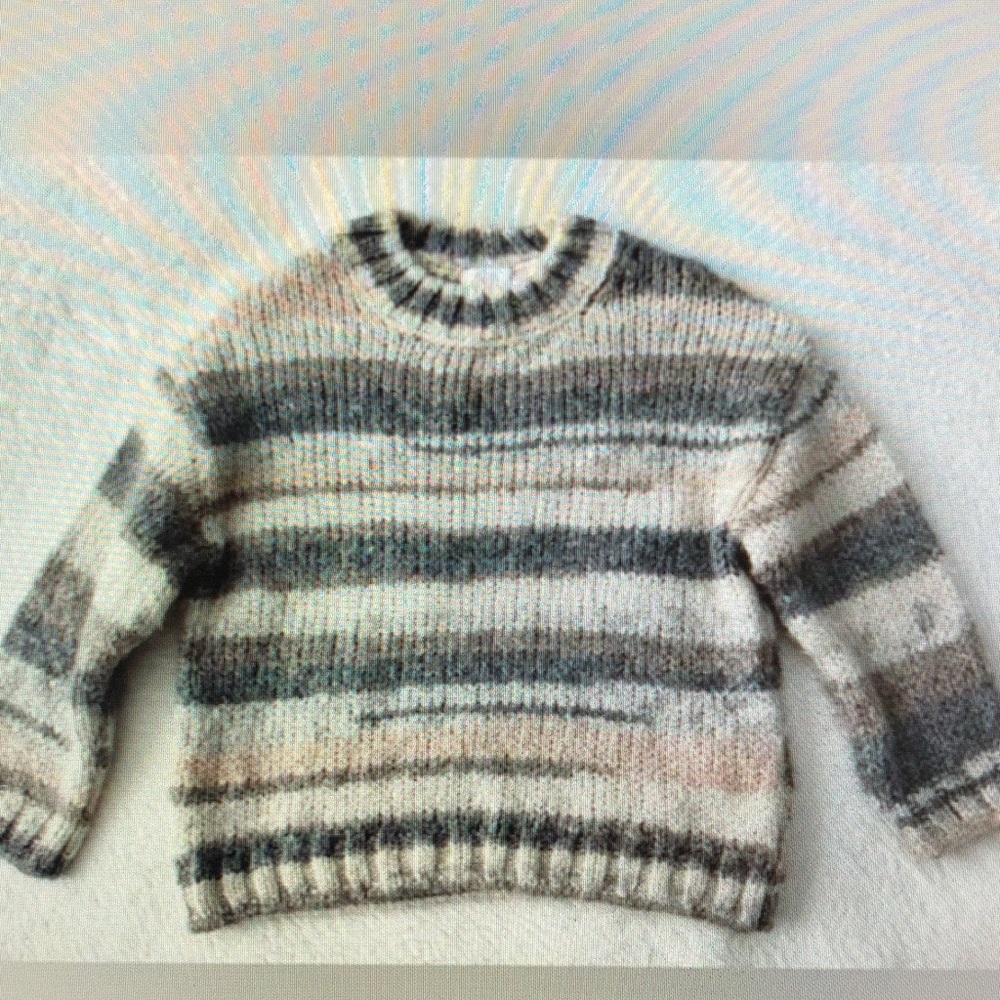 Striped Knit Sweater